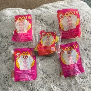 5 Vintage McDonald’s Ty Teenie Beanie Babies